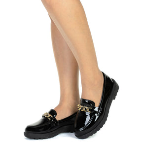 Mocassim Feminino Preto Clássico - Conforto e Estilo Para Todos os Dias